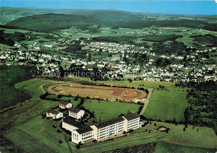 Daun Vulkaneifel Knappschafts Sanatorium Fliegeraufnahme