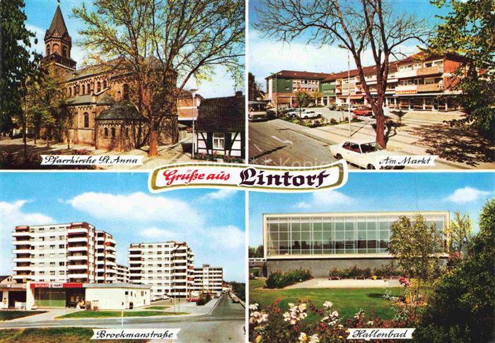 Lintorf Ratingen Pfarrkirche St Anna Am Markt Broekmanstrasse Hallenbad