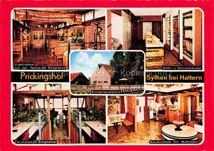 Sythen Haltern Prickingshof Viehtraenke auf der Tenne Kuehl und Vorratsraeume Ku