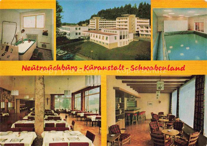 Neutrauchburg Isny Kuranstalt Schwabenland Moorbad Hallenbad Gastraum Bar