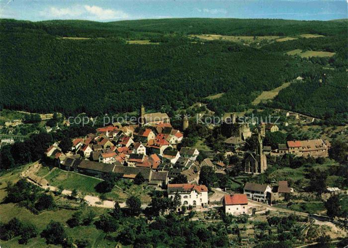 Dilsberg Neckar Neckargemuend Heidelberg BW Fliegeraufnahme