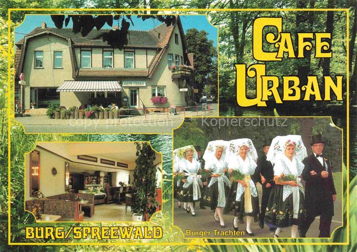 Burg Spreewald Brandenburg Cafe Urban Gastraum Trachten