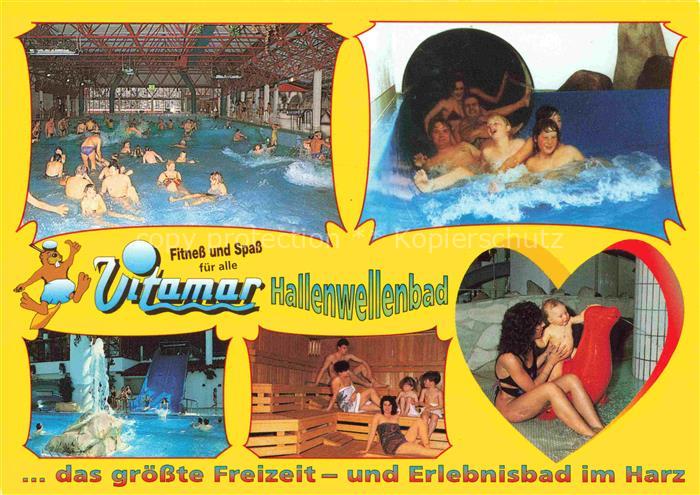 Bad Lauterberg Hallenwellenbad Vitamar Schwimmbecken Wasserrutsche Sauna