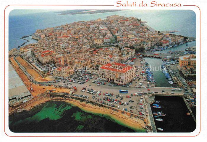 SIRACUSA Syrakus Sicilia IT Fliegeraufnahme
