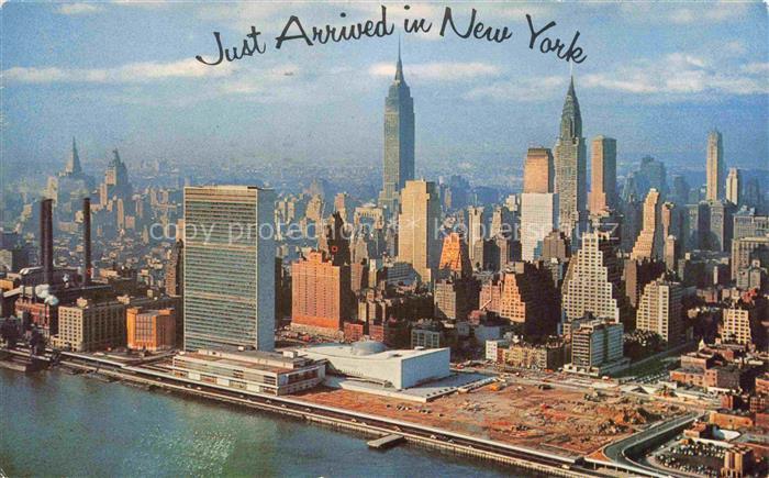 NEW YORK City USA United Nations Building Empire State Building Chrysler Buildin