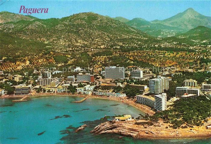 Paguera Peguera Calvia Mallorca ES Panorama Kuestenort Bucht Strand