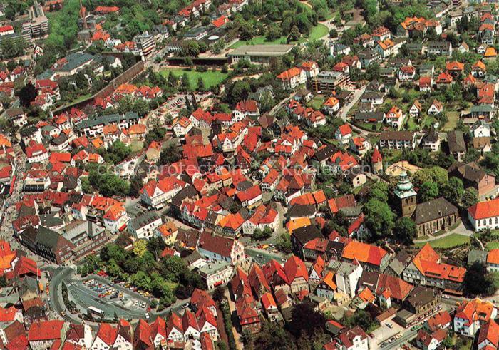 BAD SALZUFLEN Blick auf das Zentrum
