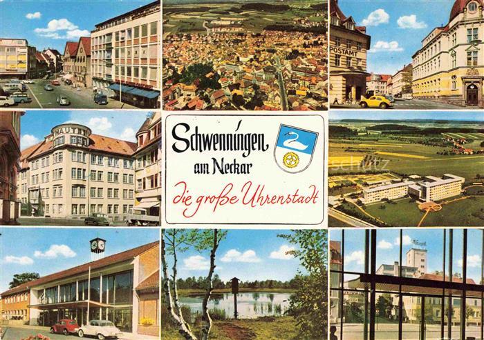 Schwenningen  Neckar Villingen-Schwenningen BW Motive Stadtzentrum Uhrenstad See
