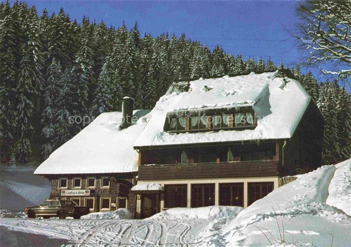Furtwangen Schwarzwald BW Gasthaus zur Birke im Winter