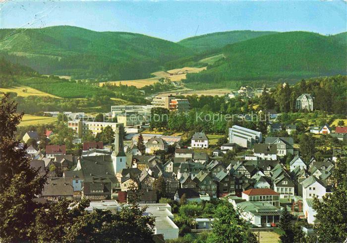 Laasphe BAD LAASPHE Panorama Kneipp-Heilbad und Luftkurort