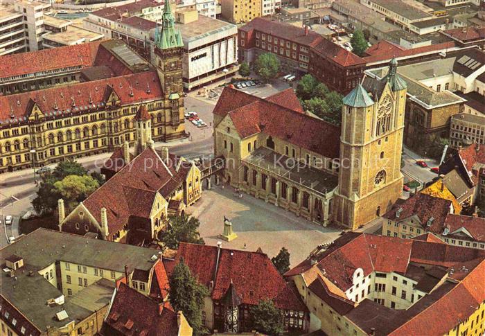 BRAUNSCHWEIG  CITY Burgplatz und Rathaus