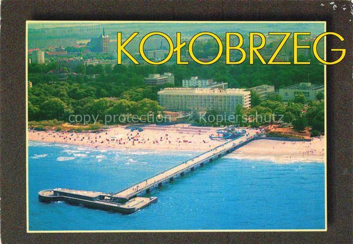 KOLOBRZEG Kolberg Ostseebad PL Seebruecke Strand Hotels