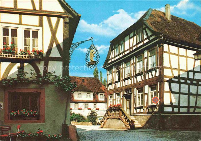 Erbach Odenwald Im Staedtel Fachwerkhaeuser