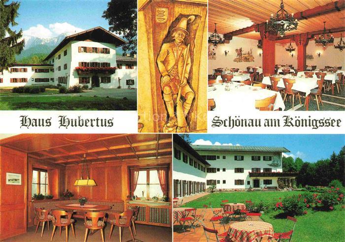 Schoenau Koenigssee Erholungsheim Haus Hubertus Restaurant Garten Terrasse