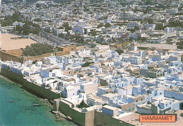 Hammamet Tunesie Fliegeraufnahme