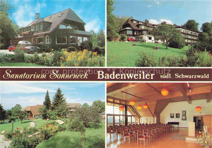 BADENWEILER BW Sanatorium Sonneneck im Schwarzwald Reha-Klinik Saal