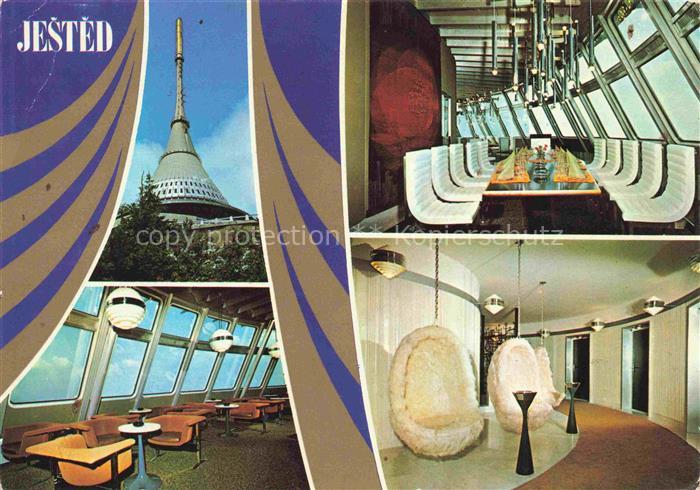 Jested Jeschken Liberec Reichenberg CZ Fernsehturm Turmrestaurant