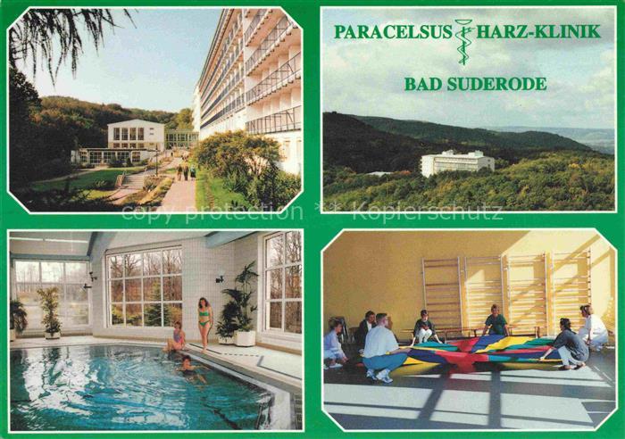 Bad Suderode Paracelsus Harz-Klinik Hallenbad Gymnastikhalle