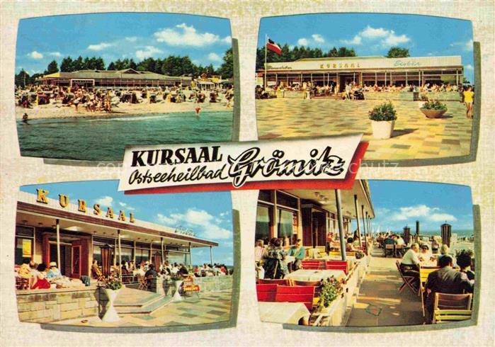 GRoeMITZ Ostseebad Kursaal Restaurant Terrasse Strand