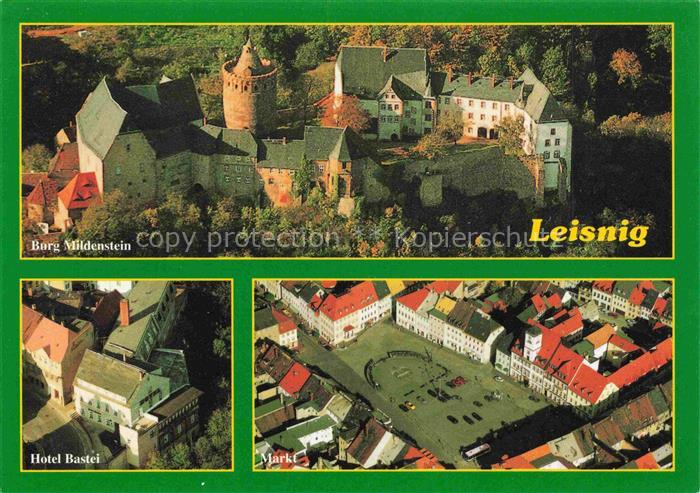 Leisnig Sachsen Burg Mildenstein Hotel Bastei Markt