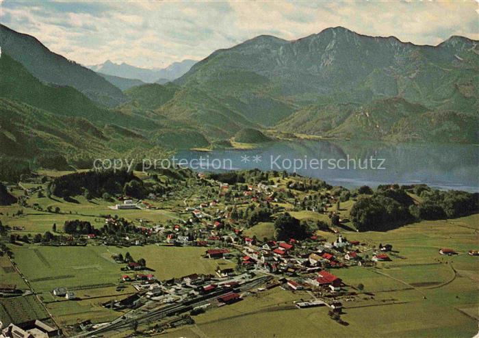 Kochel See Bayern mit Blick auf Herzogstand Alpenpanorama