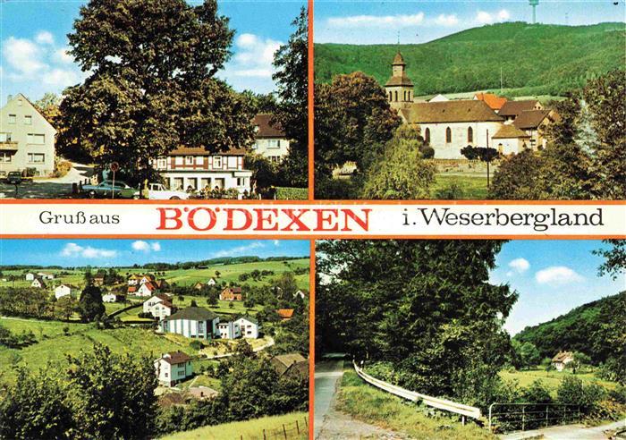 Boedexen Teilansichten Luftkurort Kirche Landschaft