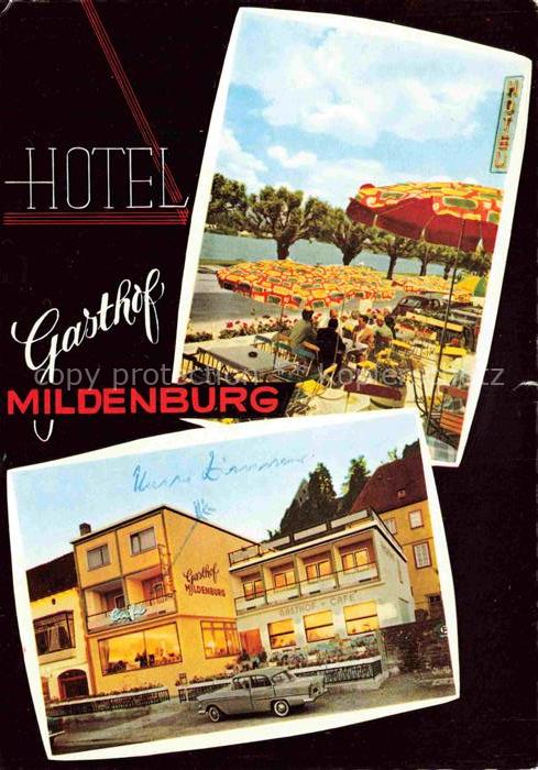 MILTENBERG Main Gasthof Mildenburg Restaurant Terrasse