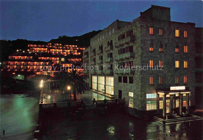 BUDVA Montenegro Hotel Avala am Abend