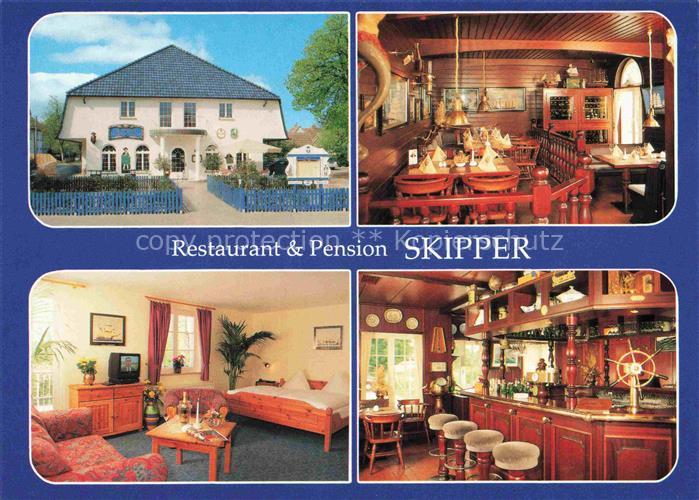 Zingst Ostseebad Restaurant Pension Skipper Theke Fremdenzimmer