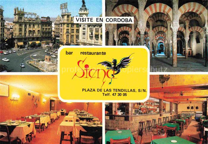 Cordoba Andalucia ES Mezquita Catedral Plaza de la Tendillas Comedor del Restaur