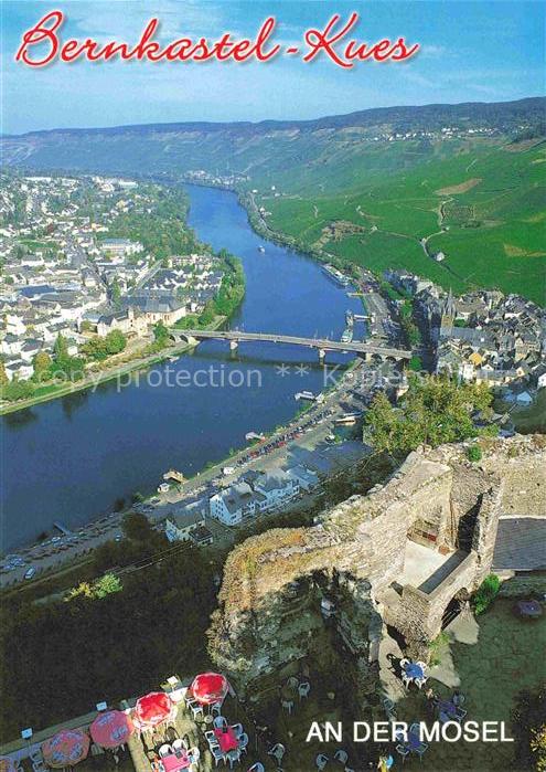 BERNKASTEL-KUES Berncastel Panorama Moseltal
