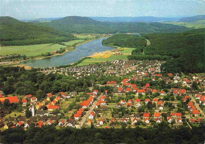 Schieder-Schwalenberg Panorama Kneipp-Kurort mit Emmerstausee