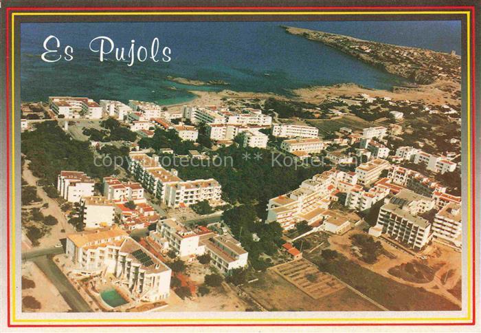 Es Pujols Formentera ES Panorama Playa vista aérea