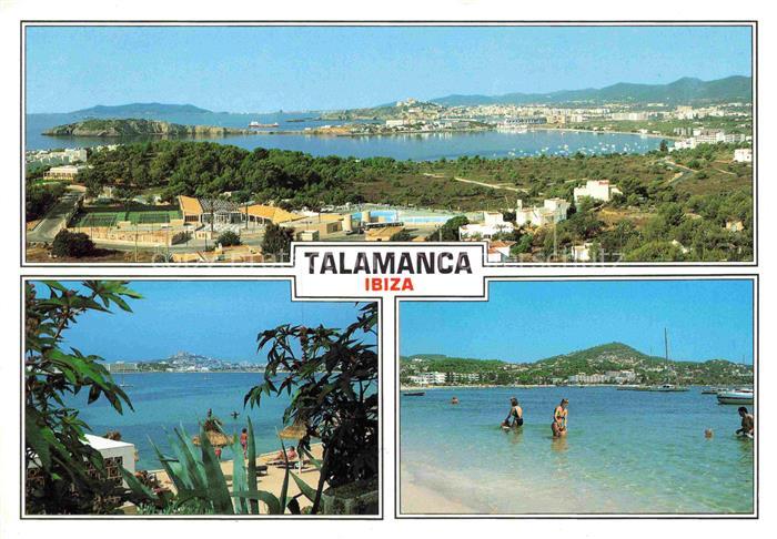 Talamanca Ibiza Islas Baleares ES Panorama Strand