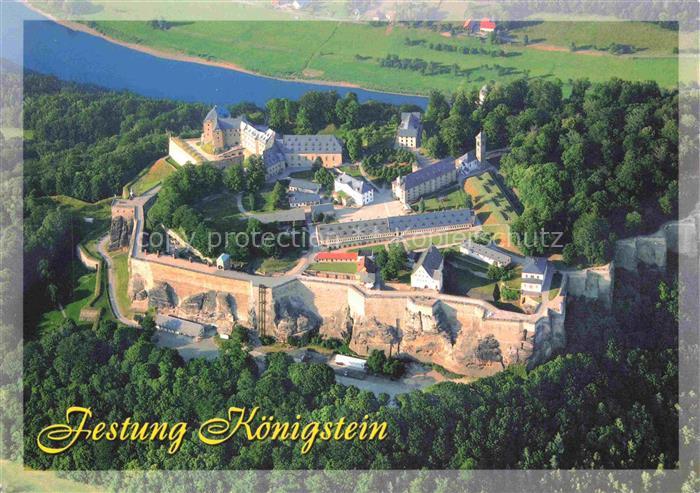 Koenigstein Saechsische Schweiz Sachsen Festung Koenigstein