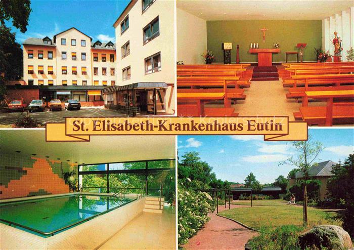 Eutin Schleswig-Holstein St. Elisabeth-Krankenhaus Kapelle Hallenbad Garten