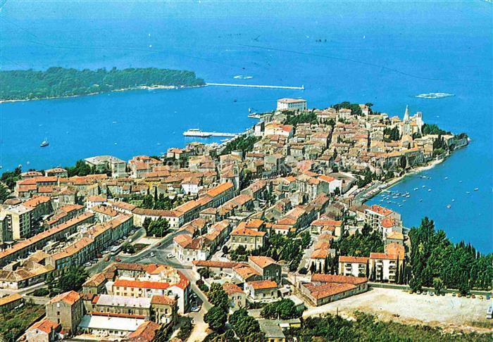 Porec Croatia Panorama Kuestenort Halbinsel