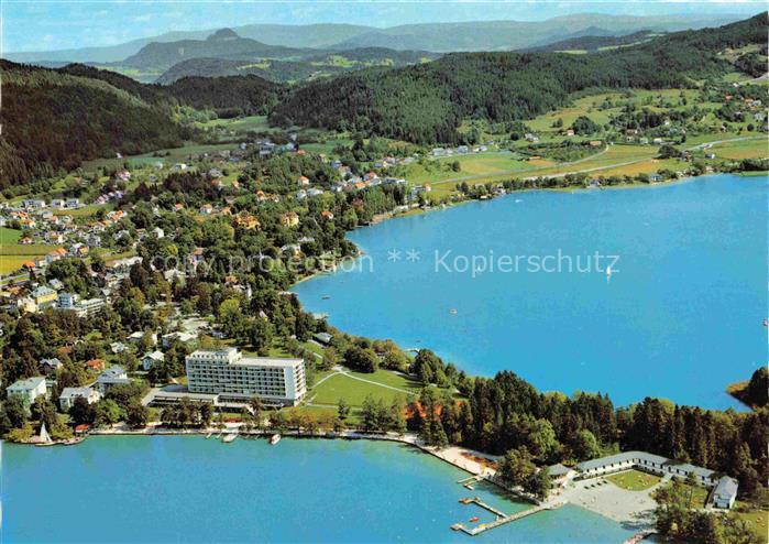 Poertschach Woerthersee Kaernten AT Panorama Parkhotel Strandbad am Woerthersee