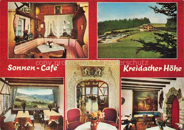 Waldmichelbach Wald-Michelbach Hessen Sonnencafé Hotel Kreidacher Hoehe Restaura
