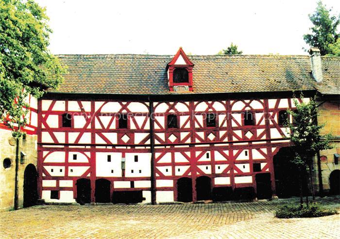 Lauf Pegnitz Stadtarchiv mit Staedtischen Sammlungen Fachwerkhaus 18. Jhdt.