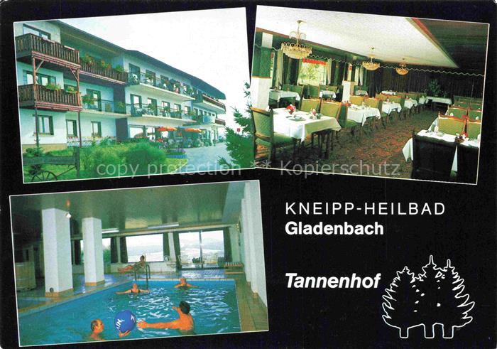 Gladenbach Hessen Kneipp-Heilbad Tannenhof Restaurant Hallenbad