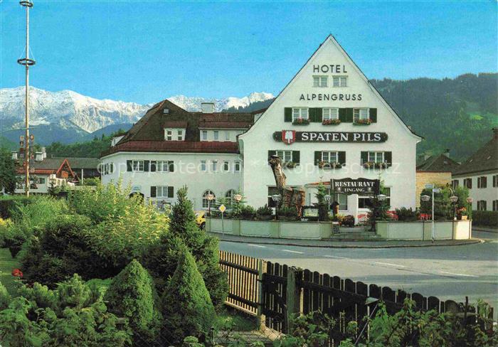 GARMISCH-PARTENKIRCHEN Bayern Hotel Restaurant Alpengruss Alpenblick Huber-Karte