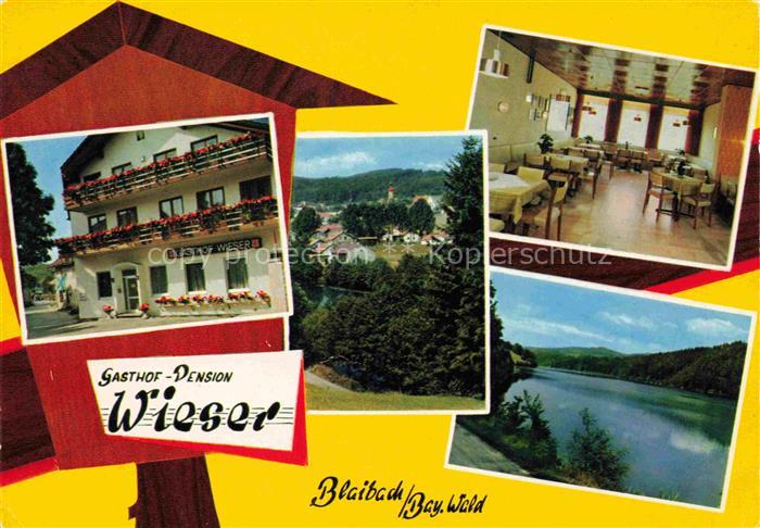Blaibach Cham Bayern Gasthof Pension Ferdl Wieser Gastrau Panorama See