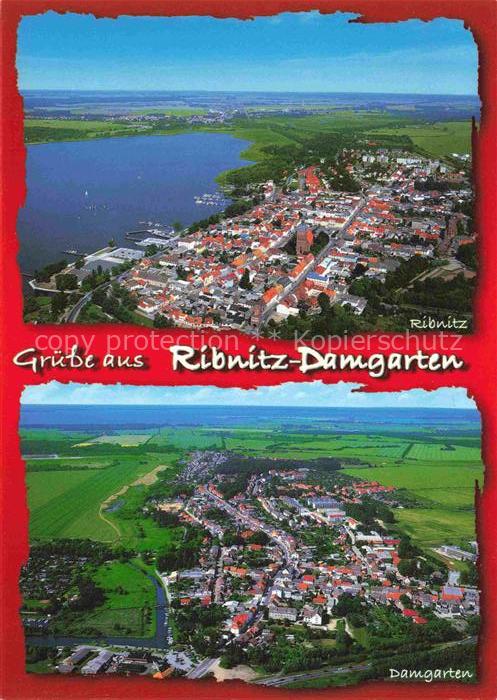 Ribnitz-Damgarten Ostseebad Fliegeraufnahme