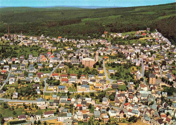 Hillscheid Westerwald Fliegeraufnahme