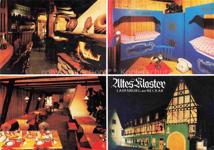 Ladenburg Gasthof Altes Kloster Restaurant Kamin Gastzimmer