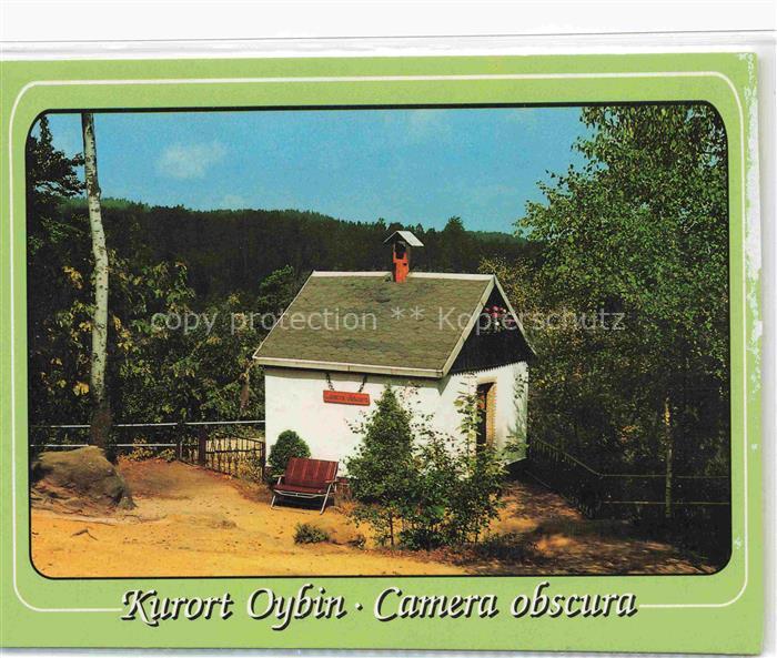 Oybin Sachsen Camera obscura Text Plakat