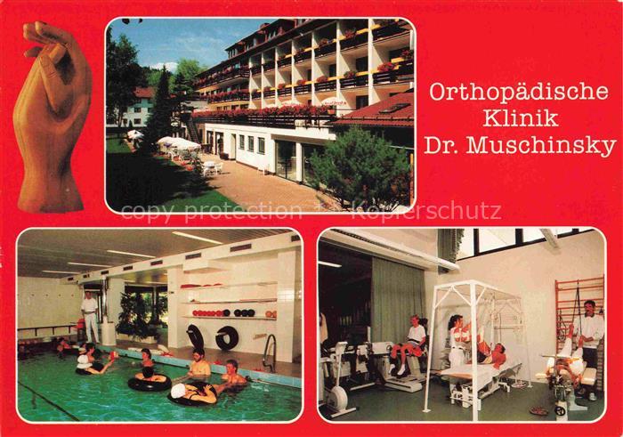 Bad Lauterberg Orthopaedische Klinik Dr. Muschinsky Hallenbad Fitnessraum Therap
