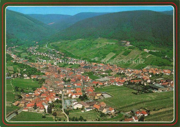 St Martin Weinstrasse Pfalz Panorama Historischer Wein- und Luftkurort Suedliche