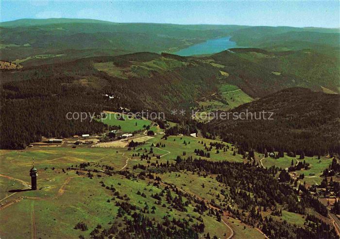 Feldberg 1450m Schwarzwald Panorama Blick zum Titisee